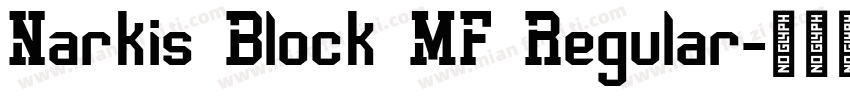 Narkis Block MF Regular字体转换